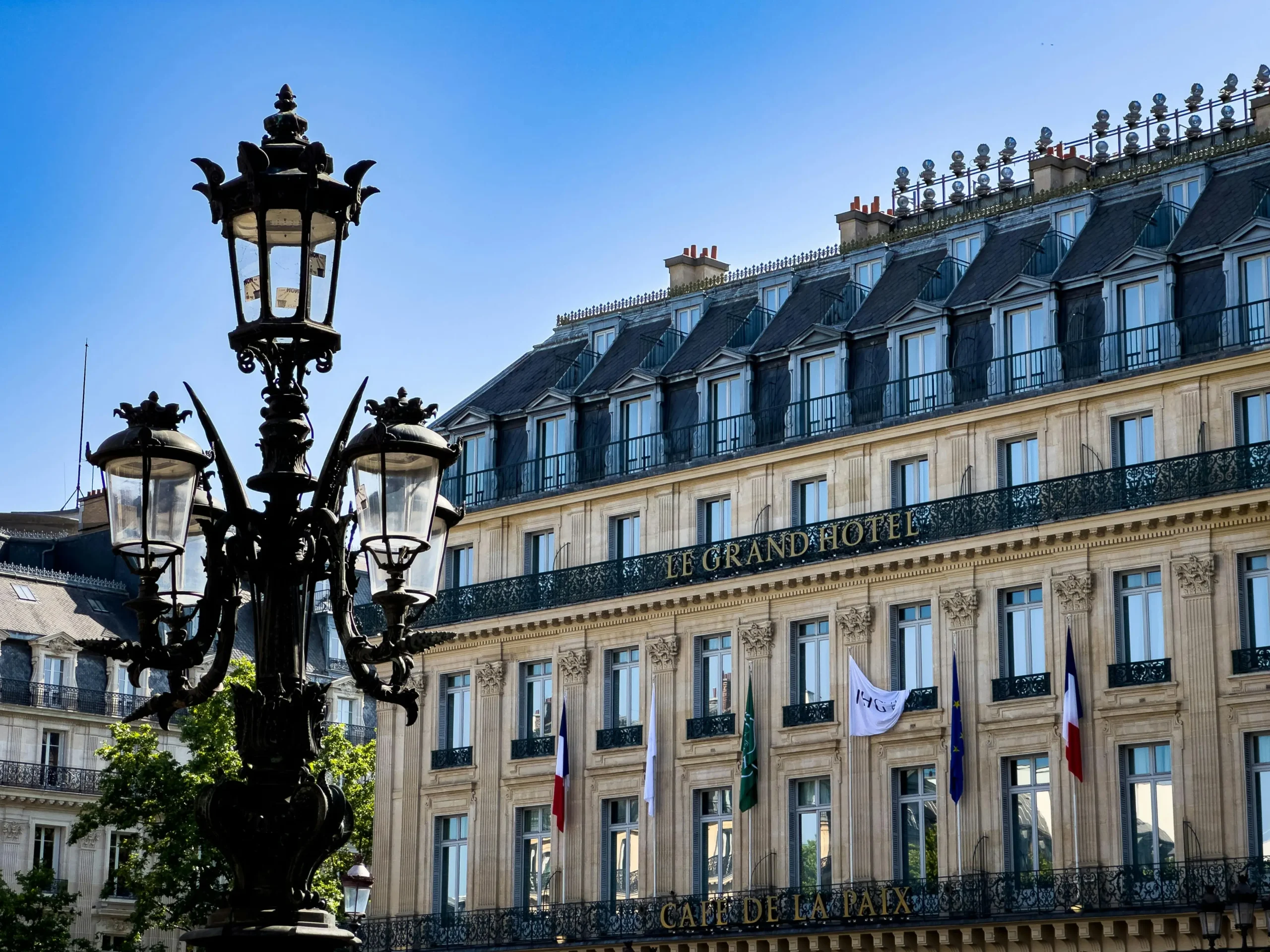 Fachadas de edificios parisinos
