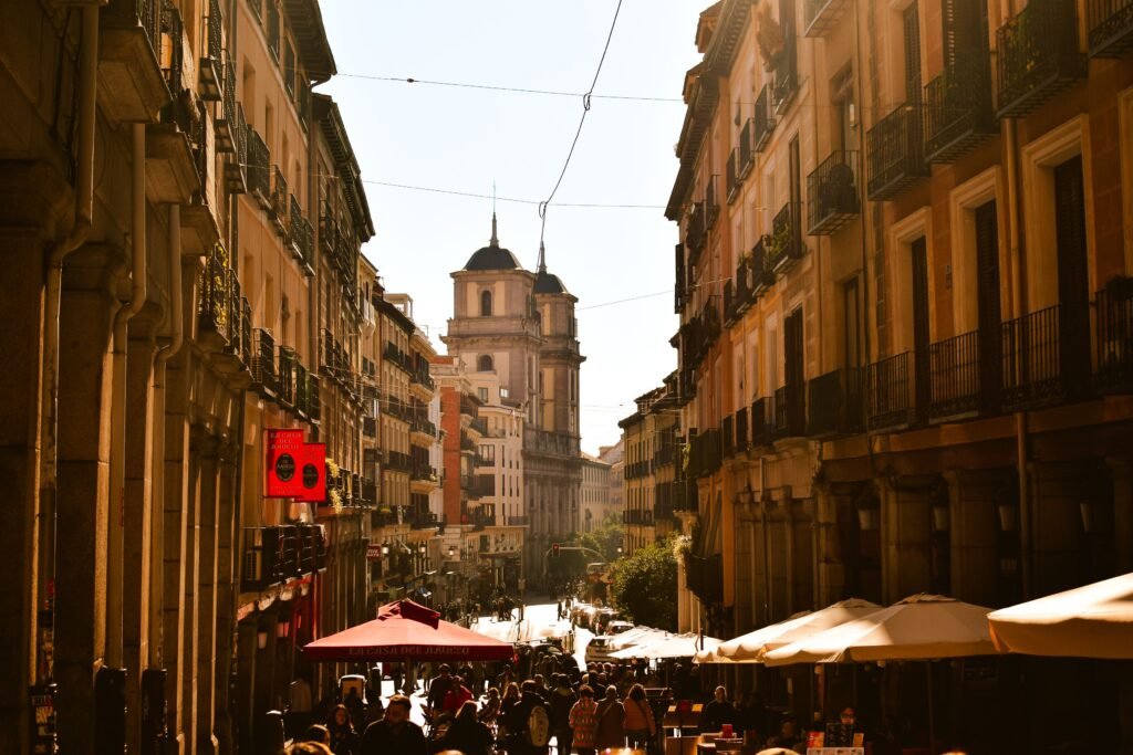 Calles del Barrio de las Letras en Madrid