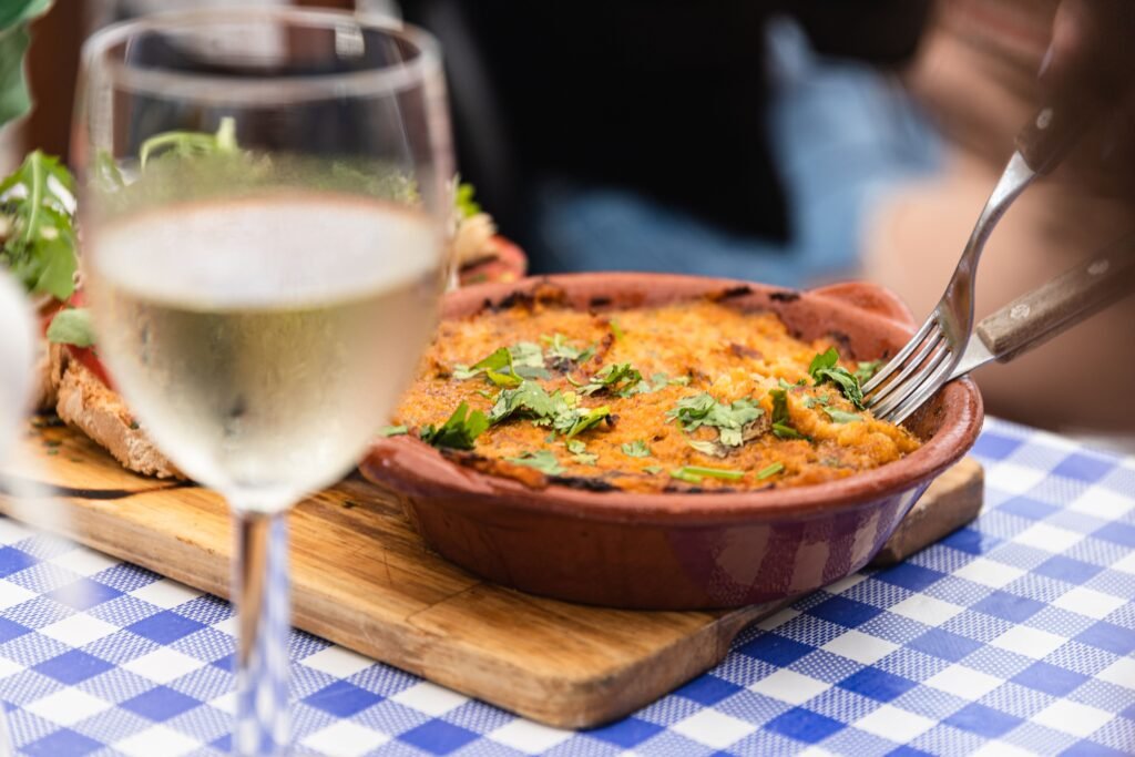Almuerzo en una tasca tradicional portuguesa