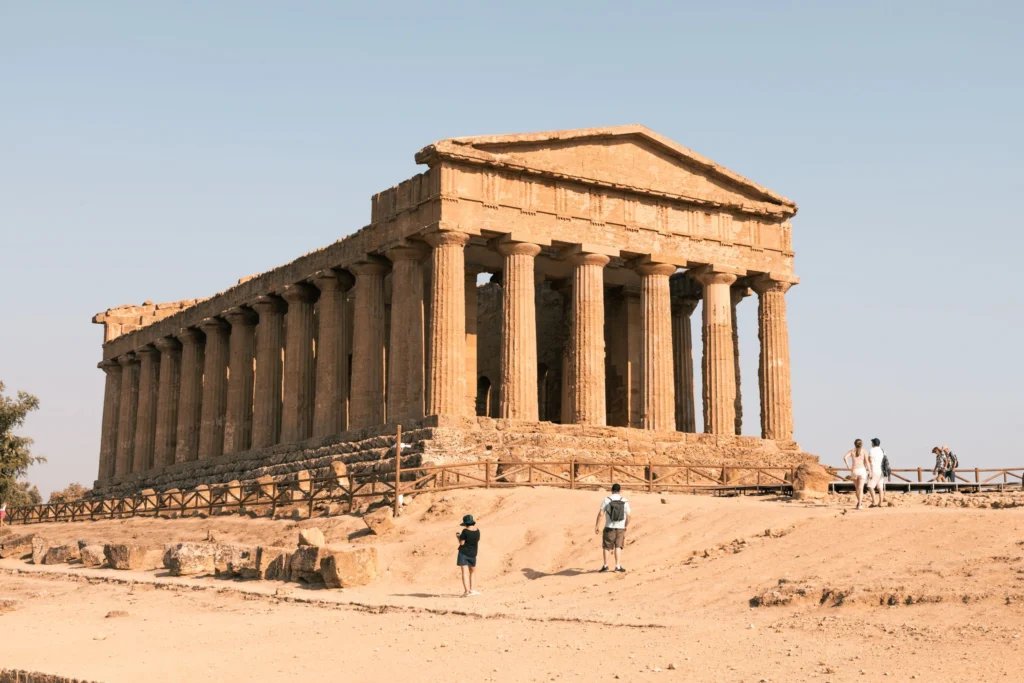 Templo de la Concordia en el Valle de los Templos de Agrigento